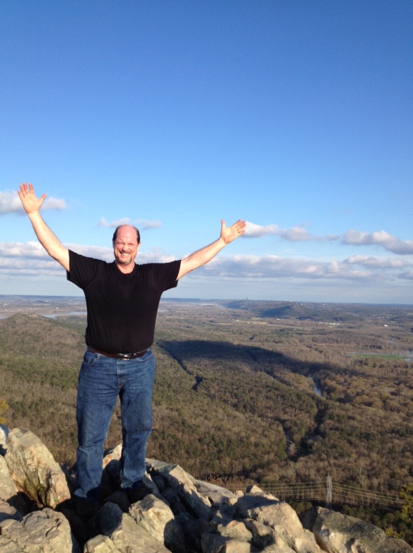 My father-in-law, Duane, at the top of Pinnacle Mountain